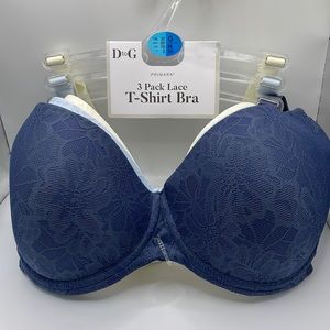 NWT 3 Pack Padded T-Shirt Bras